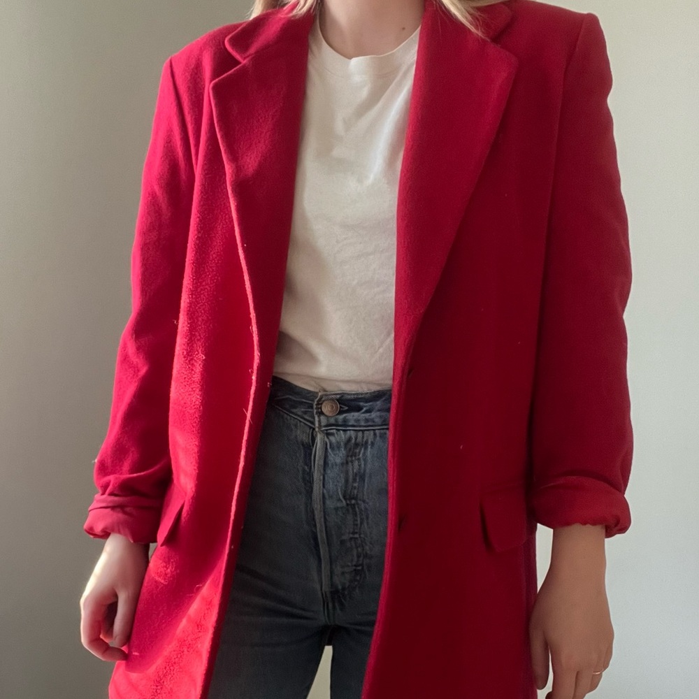 Cashmere/Wool Oversized Vintage Blazer